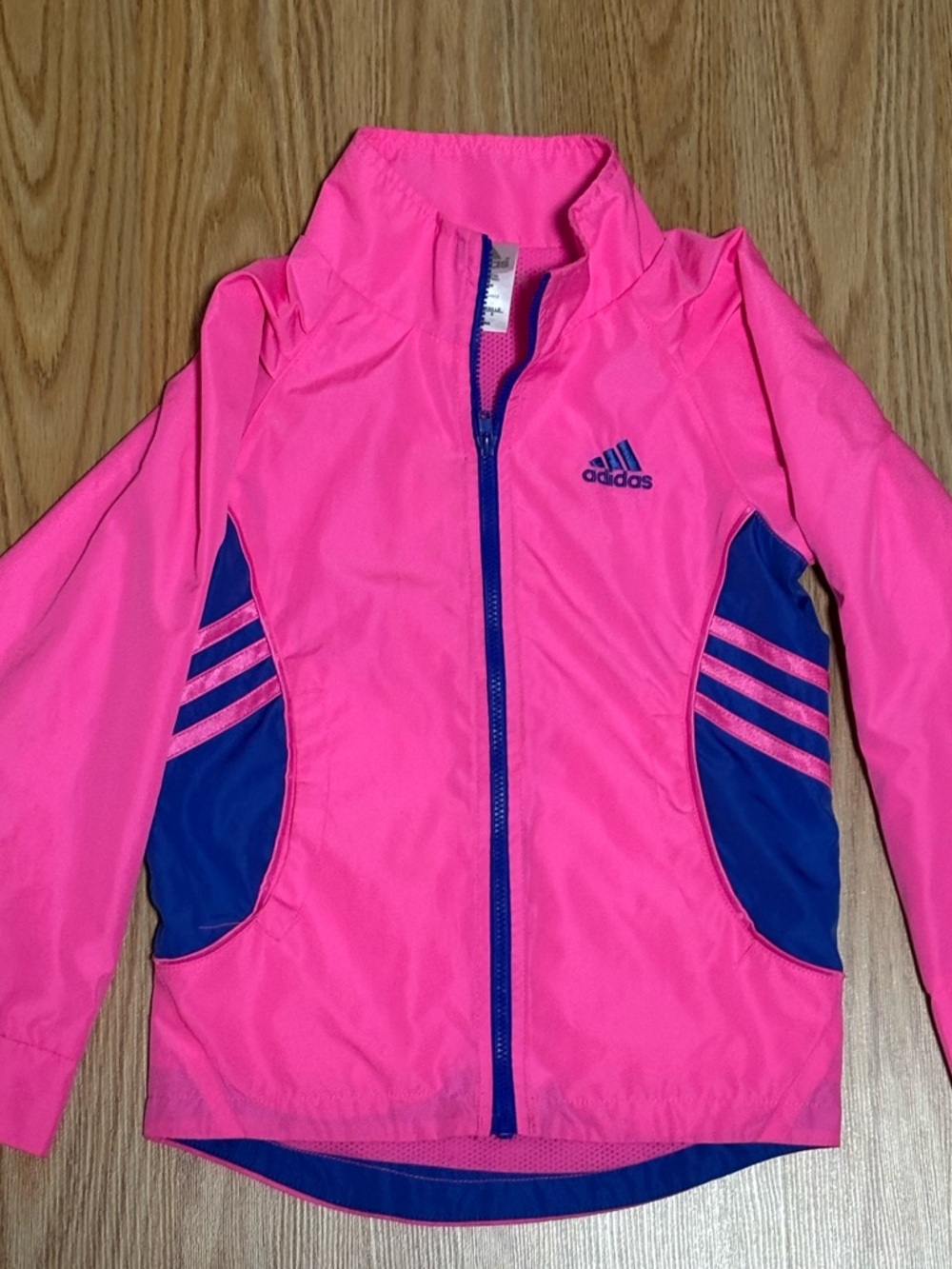 ADIDAS Girl’s Size 5 Waterproof Windbreaker Spring Jacket